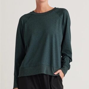 Quince Flowknit Pullover Crew